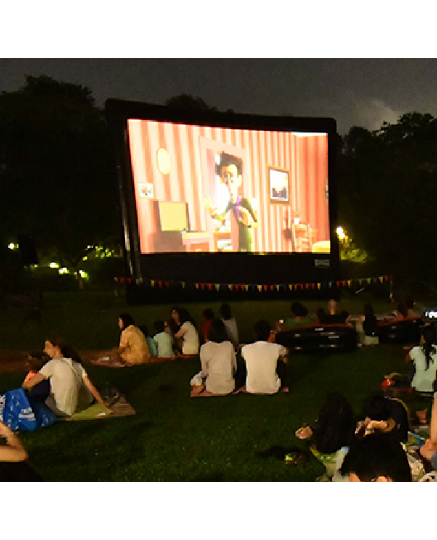 Inflatable Outdoor Movie Screening
